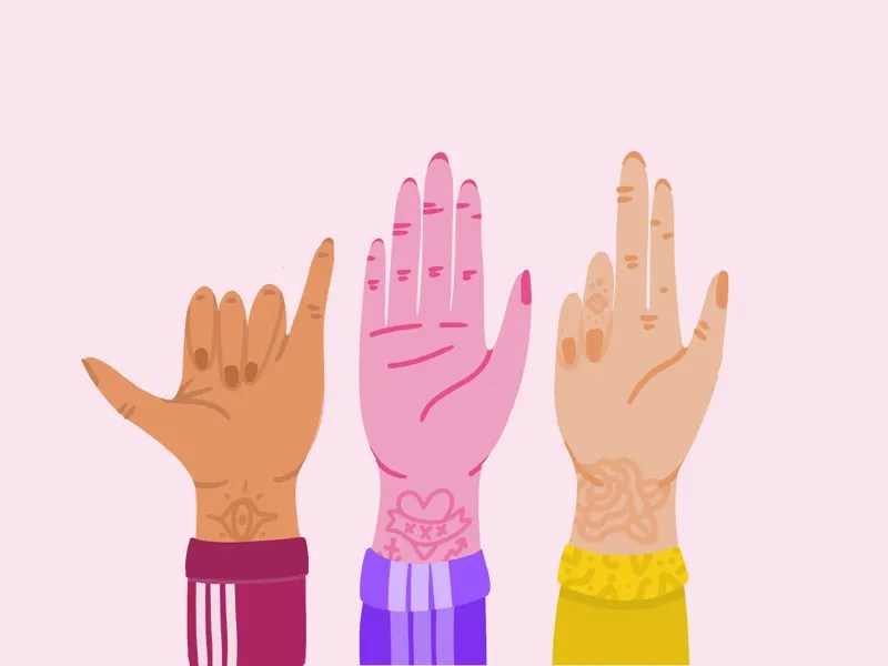 some hands by Anja Kohek on Dribbble