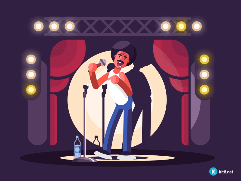 Standup Comedy by Tigran Manukyan for Kit8 on Dribbble