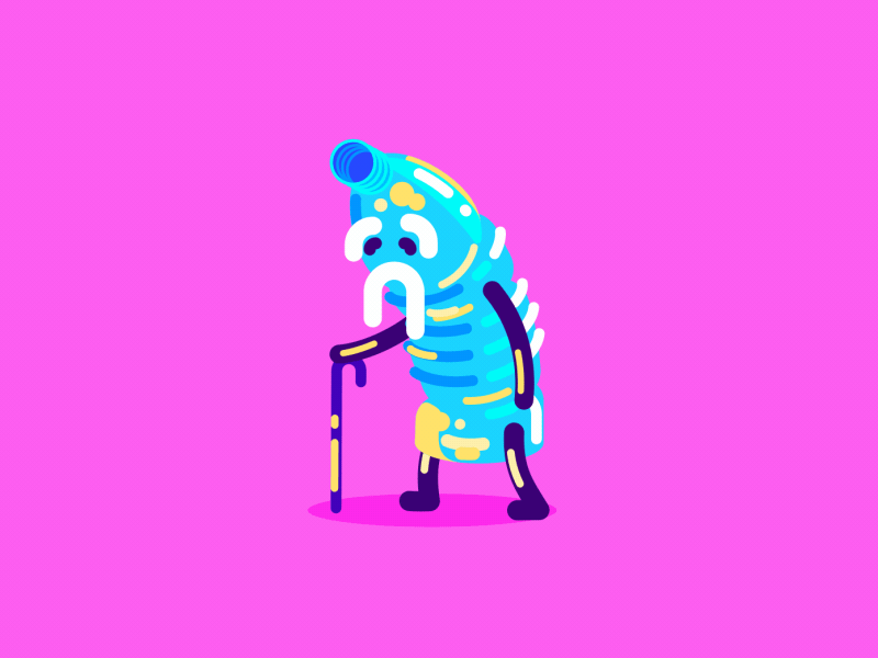 Old Man Plastic Bottle by HAC TAM on Dribbble