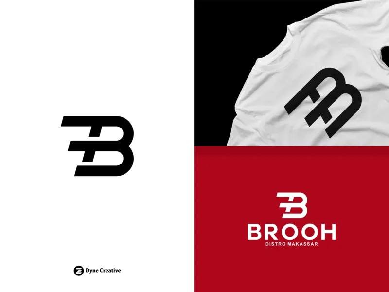 Brooh Logo Design Distro Makassar Indonesia. by Dyne Creative Studio