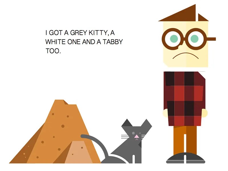 kitty food mountain by Joe Lackner on Dribbble