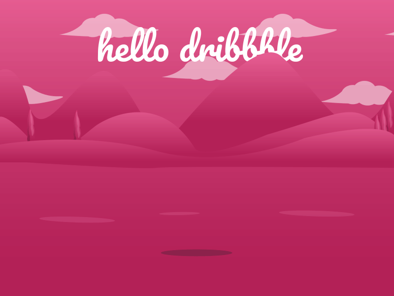 Hello Dribbble by Shrivathsan on Dribbble