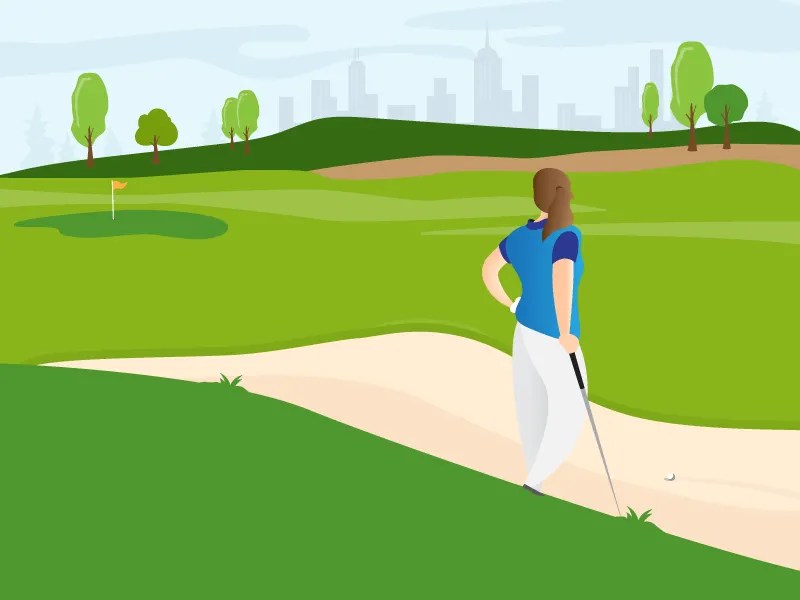 Sand trap by Dave Todd on Dribbble