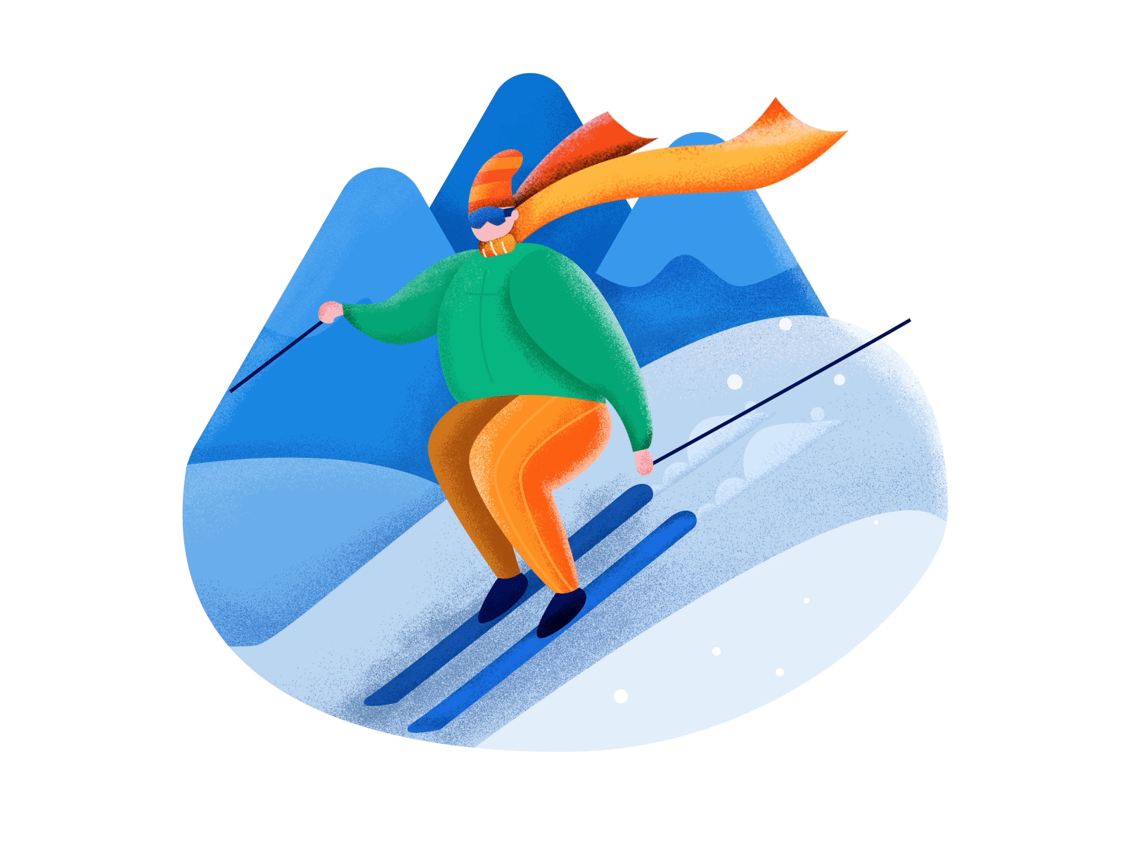 Ski by Lemon酸o on Dribbble