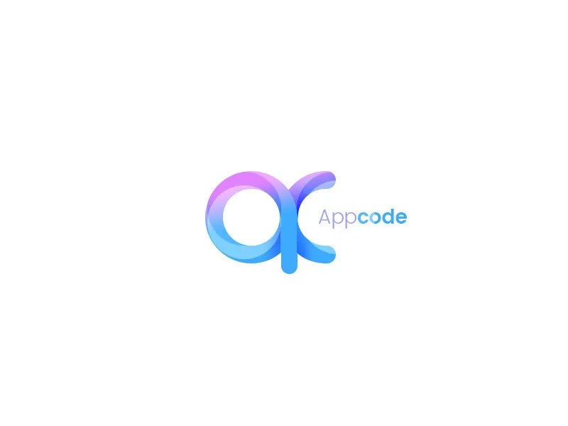 Logo Appcode by Aakash Sarvaiya on Dribbble