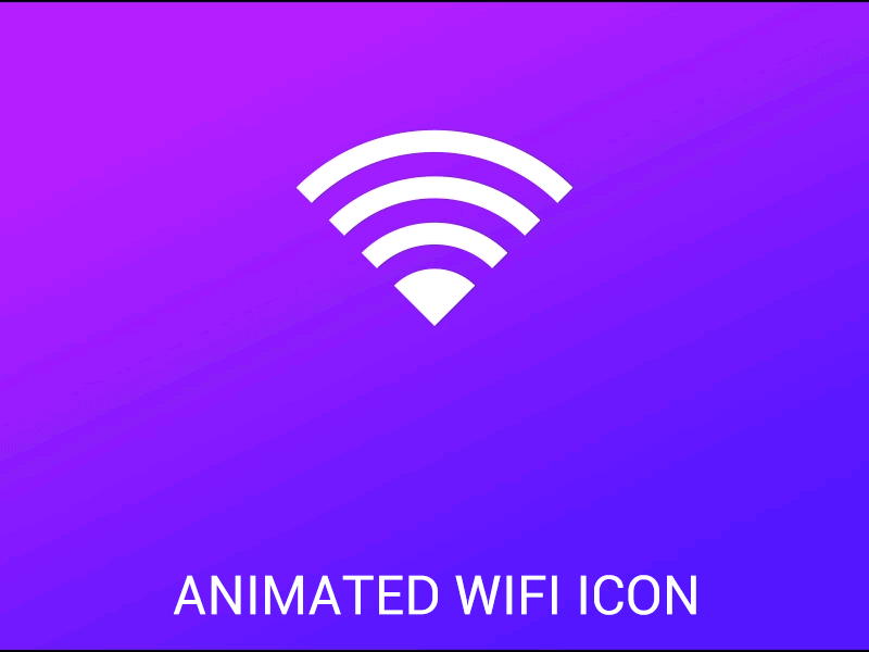 WIFI ICON ANIMATION by HMI Designer J 🚗🚗🚗 on Dribbble
