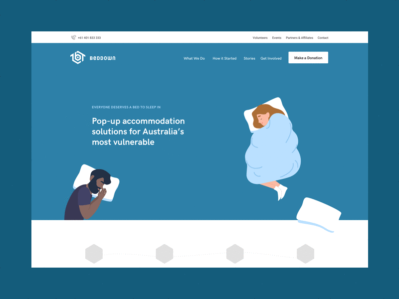 Beddown by Lucy MacGregor for Digital8 on Dribbble