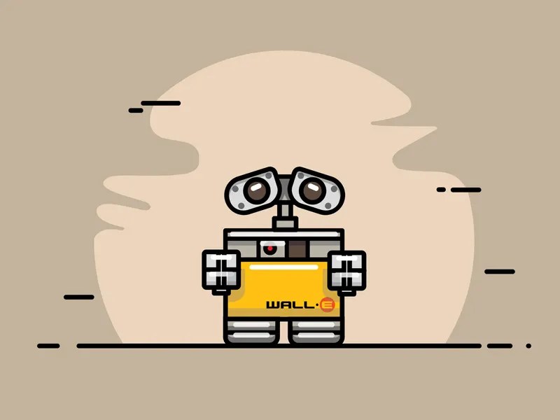 WallE Illustration by Ankush on Dribbble