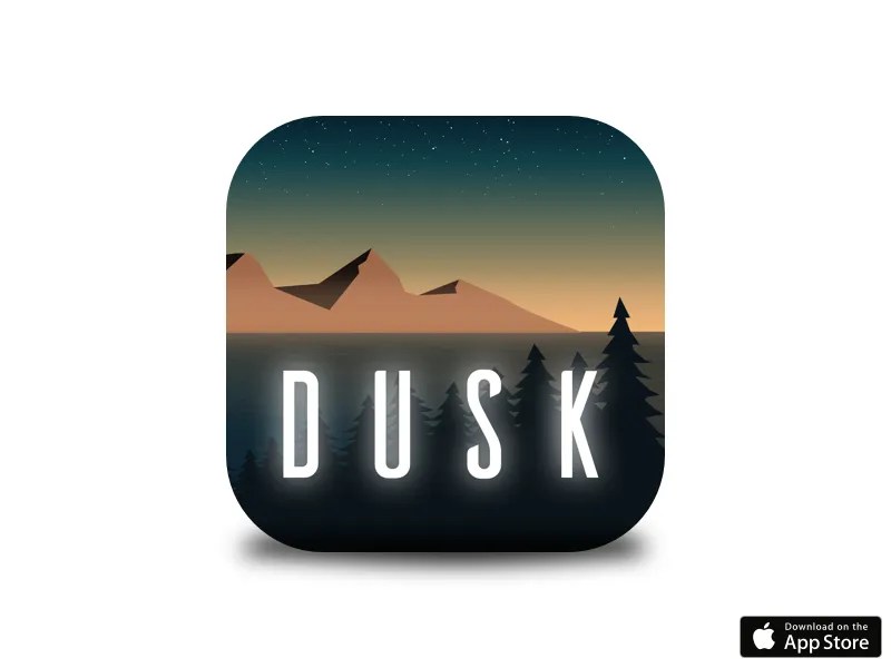 Dusk App App Store Icon by Kori Handy on Dribbble