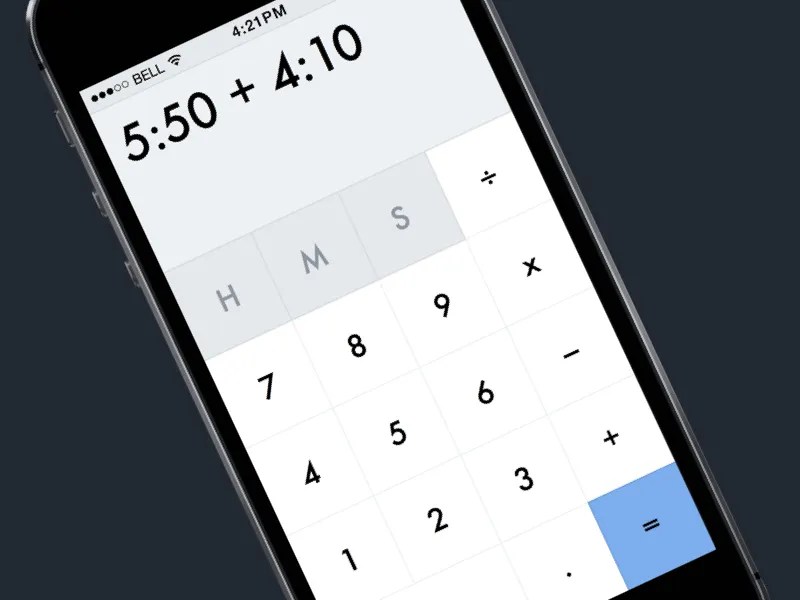 Calculating Time by Alex Montague on Dribbble