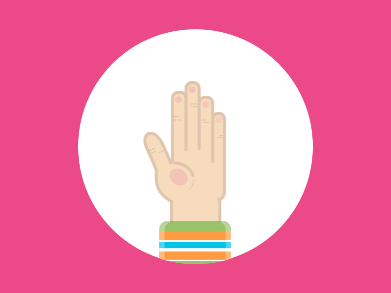 High Five by Olia Gozha on Dribbble