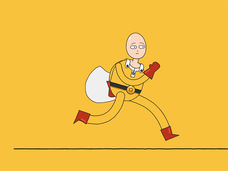 Saitama runner by Christopher Rocha on Dribbble