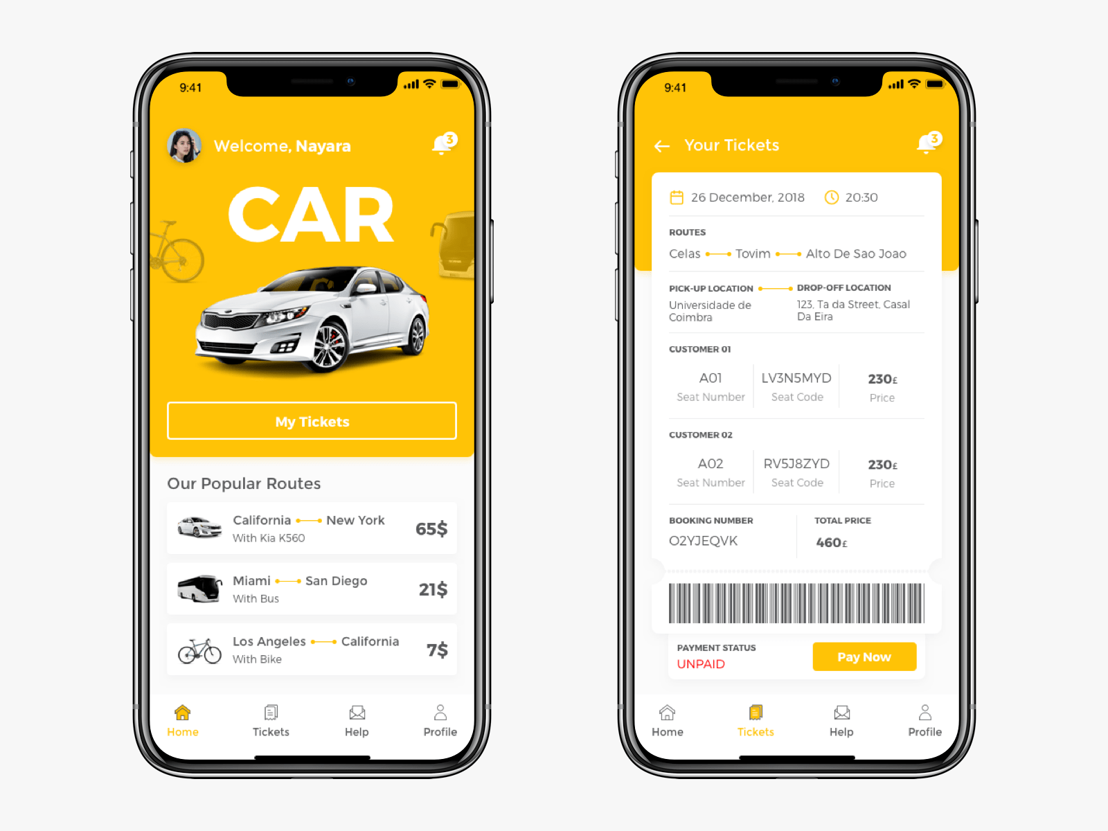 Car Sharing App by Tugay Akın on Dribbble
