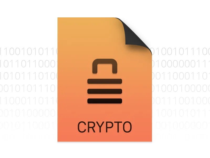 Crypto file icon design by Habib Rehman on Dribbble