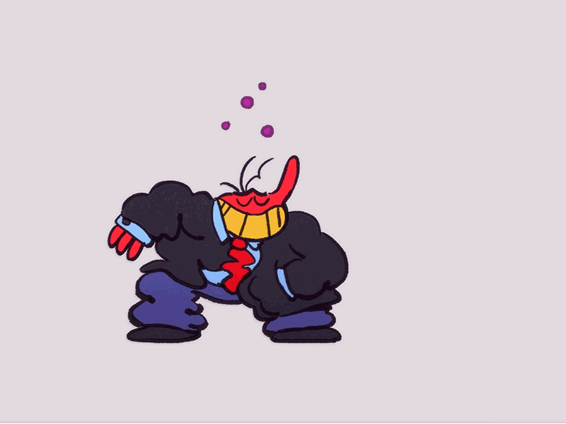 Drunk man by JosepBernaus on Dribbble