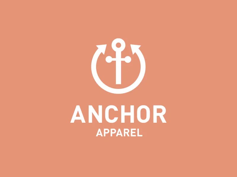 Anchor Apparel Logo & Brand Identity Design by Steven Lea Logo