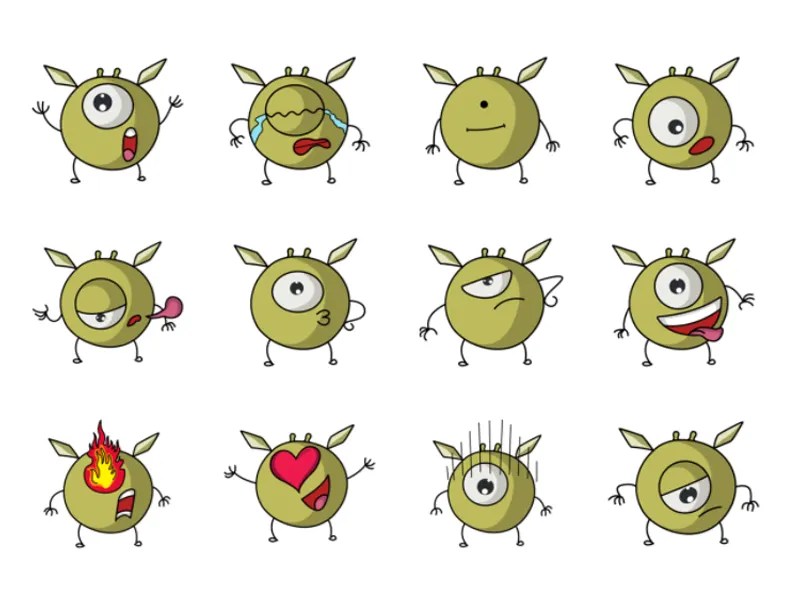 Cute Monster Emoji by Emoji Expert on Dribbble