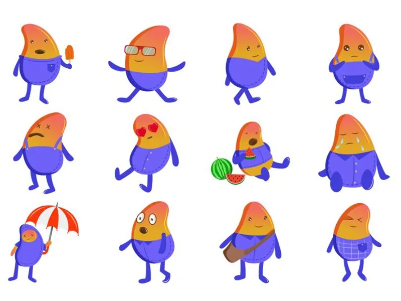 Bean Emoji Set by Emoji Expert on Dribbble