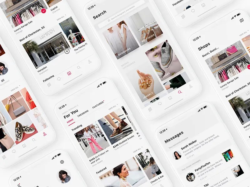 Clear Fashion iOS app by Dmitry Bercan on Dribbble