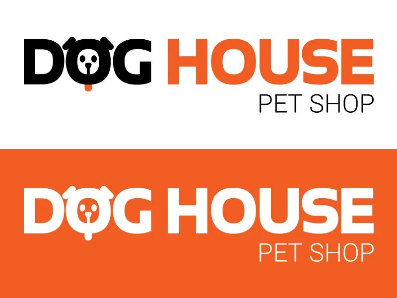 Dog House Pet Shop (Logo) by Adolfo Ferreira on Dribbble