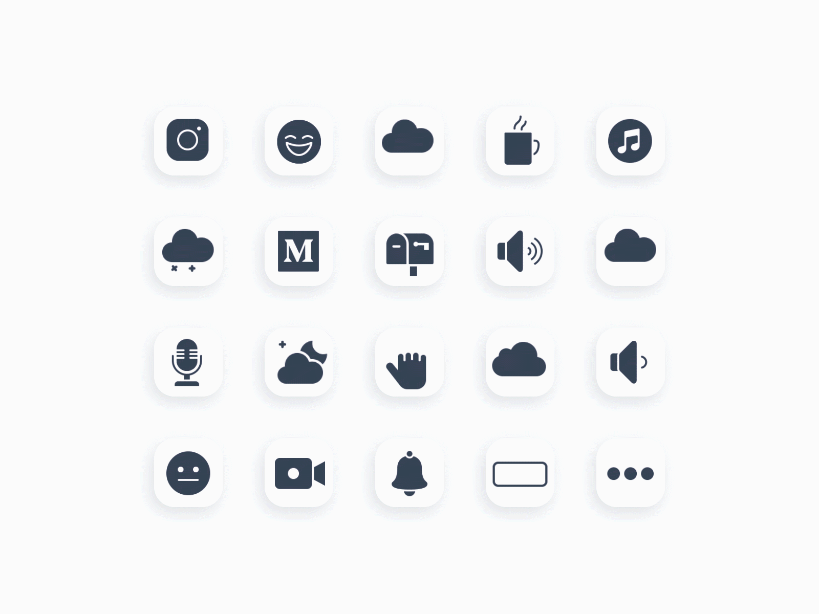iOS Filled Animated Icons by Denis Okhrimenko for Icons8