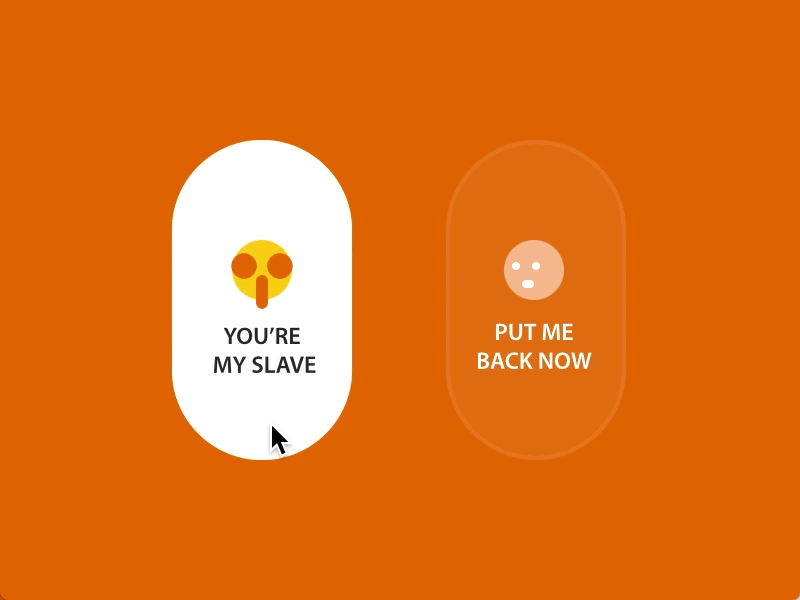 Funny Button by Principle by LEON on Dribbble