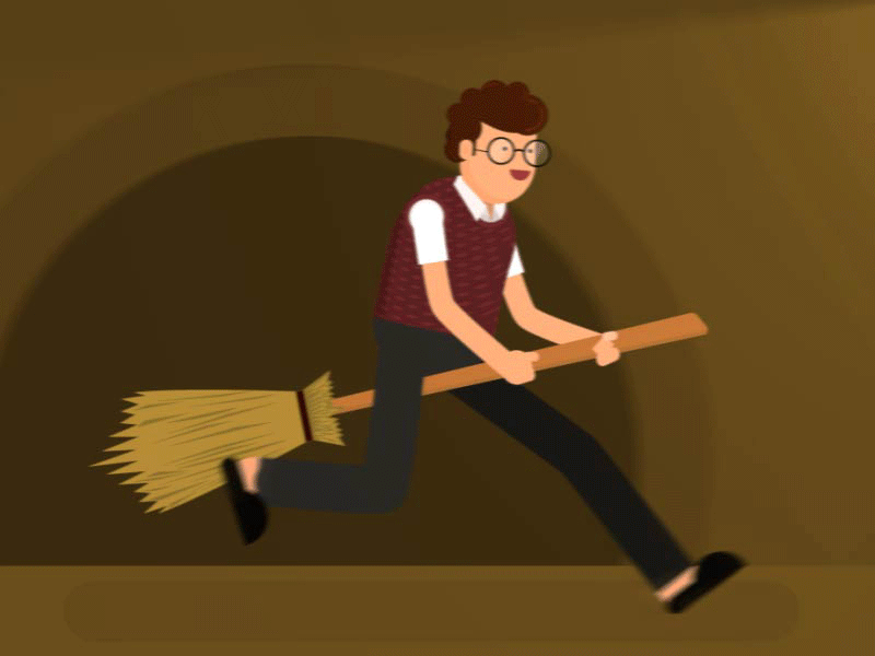 broom_walk by Atrangi Production on Dribbble