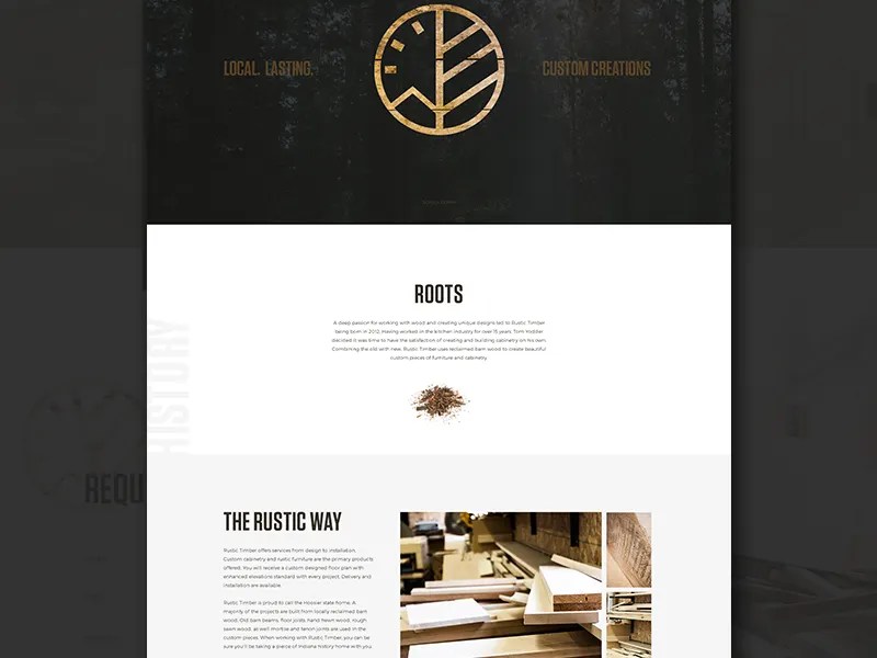 Rustic Web by Zach Grantham for Eden on Dribbble