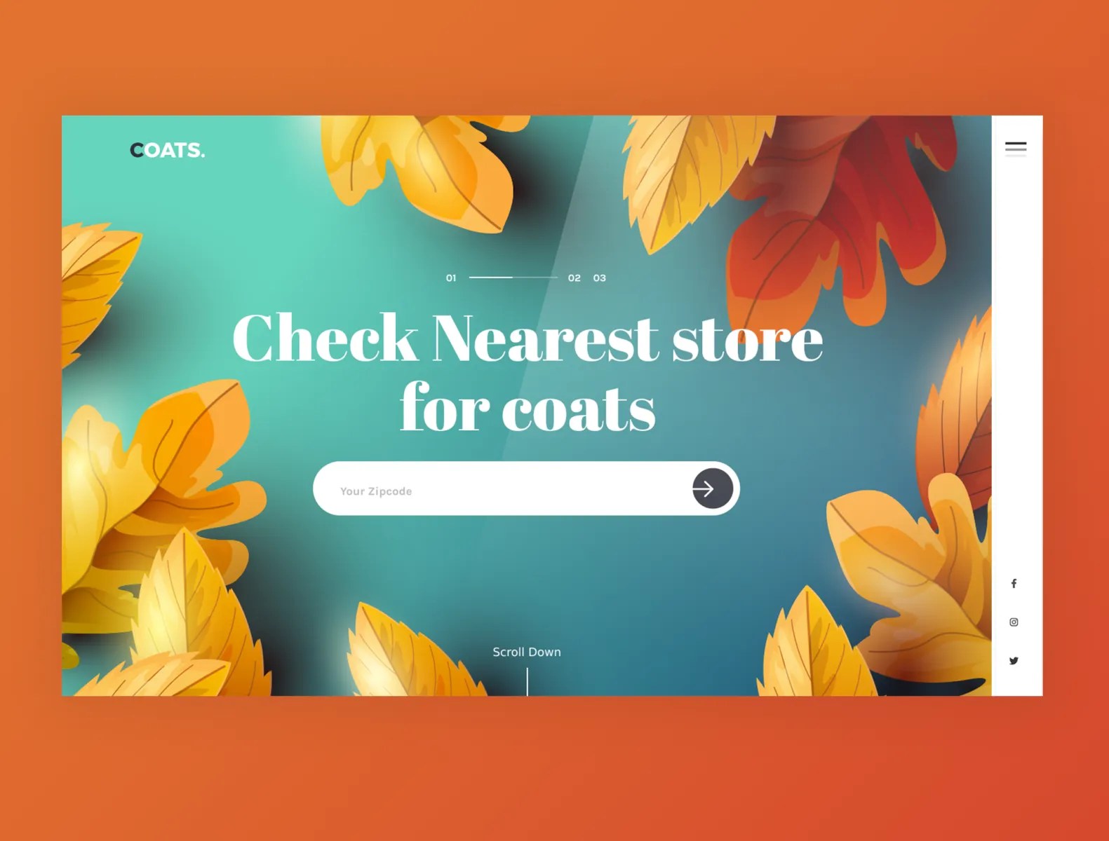 Winter wear store website header by Anas Tradi on Dribbble