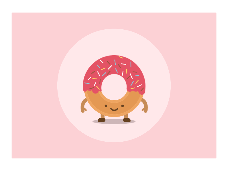 Kawaii Donut by Irina Košćak on Dribbble