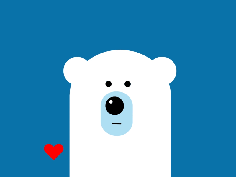 Polar Bear by Rajani Sinha on Dribbble