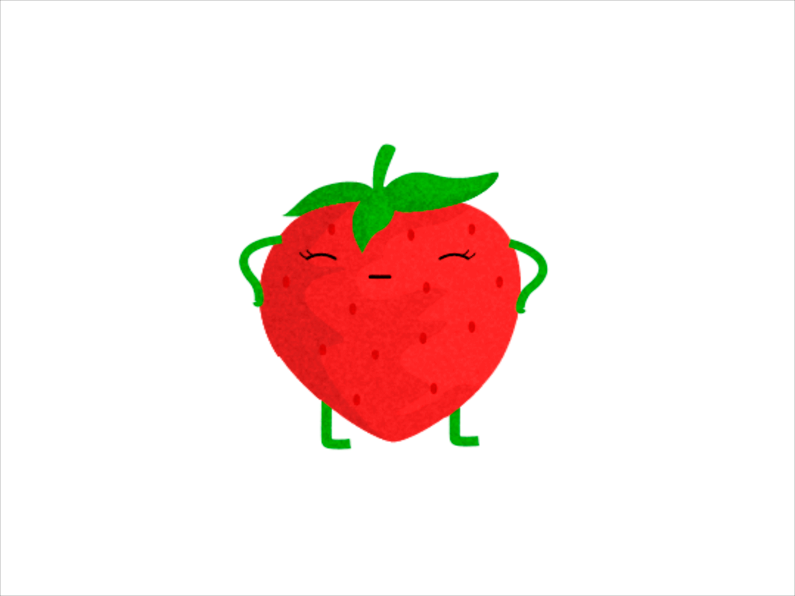 Hiccuping strawberry by Юлия Орлова on Dribbble