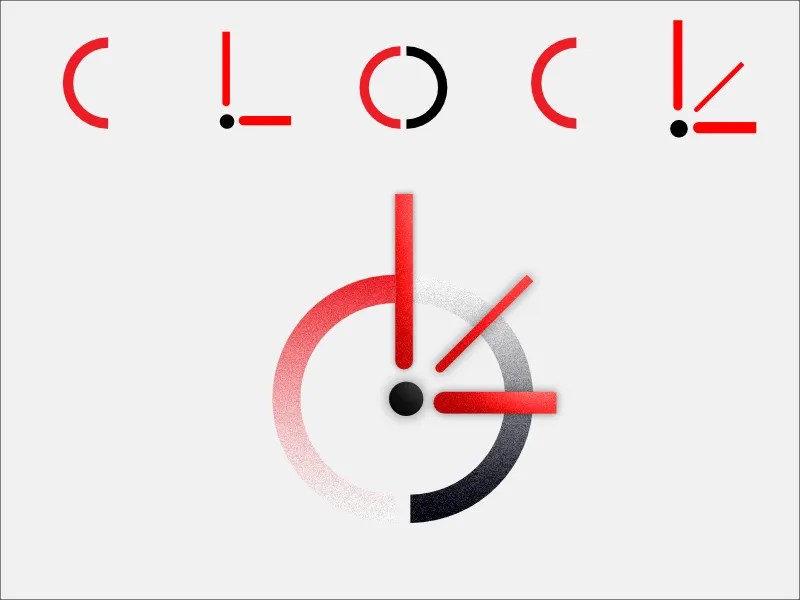 Clock company logo design by matchless&simple on Dribbble