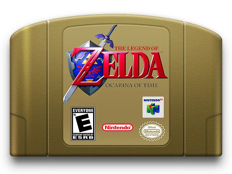 Zelda Ocarina of Time Cartridge Icon by Robert Padbury on Dribbble