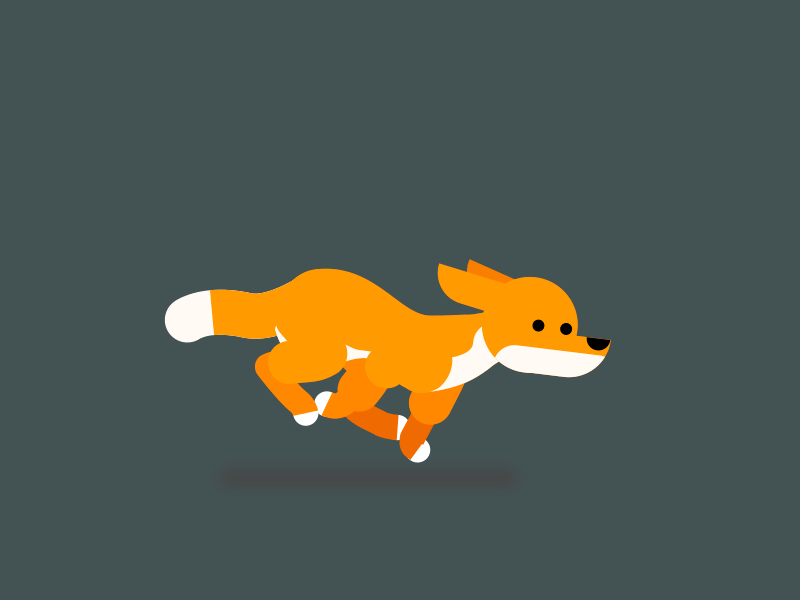 Fox Running Animation