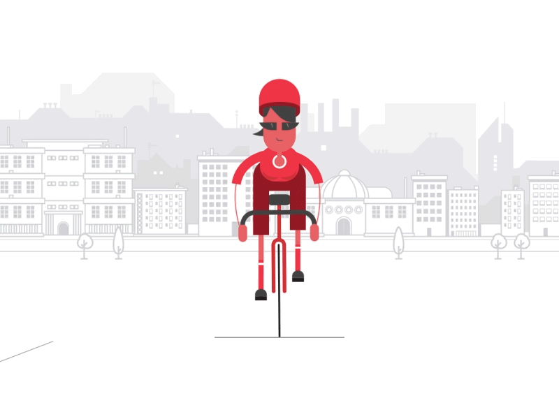 Parkinson's Poem Cyclist by Milton on Dribbble