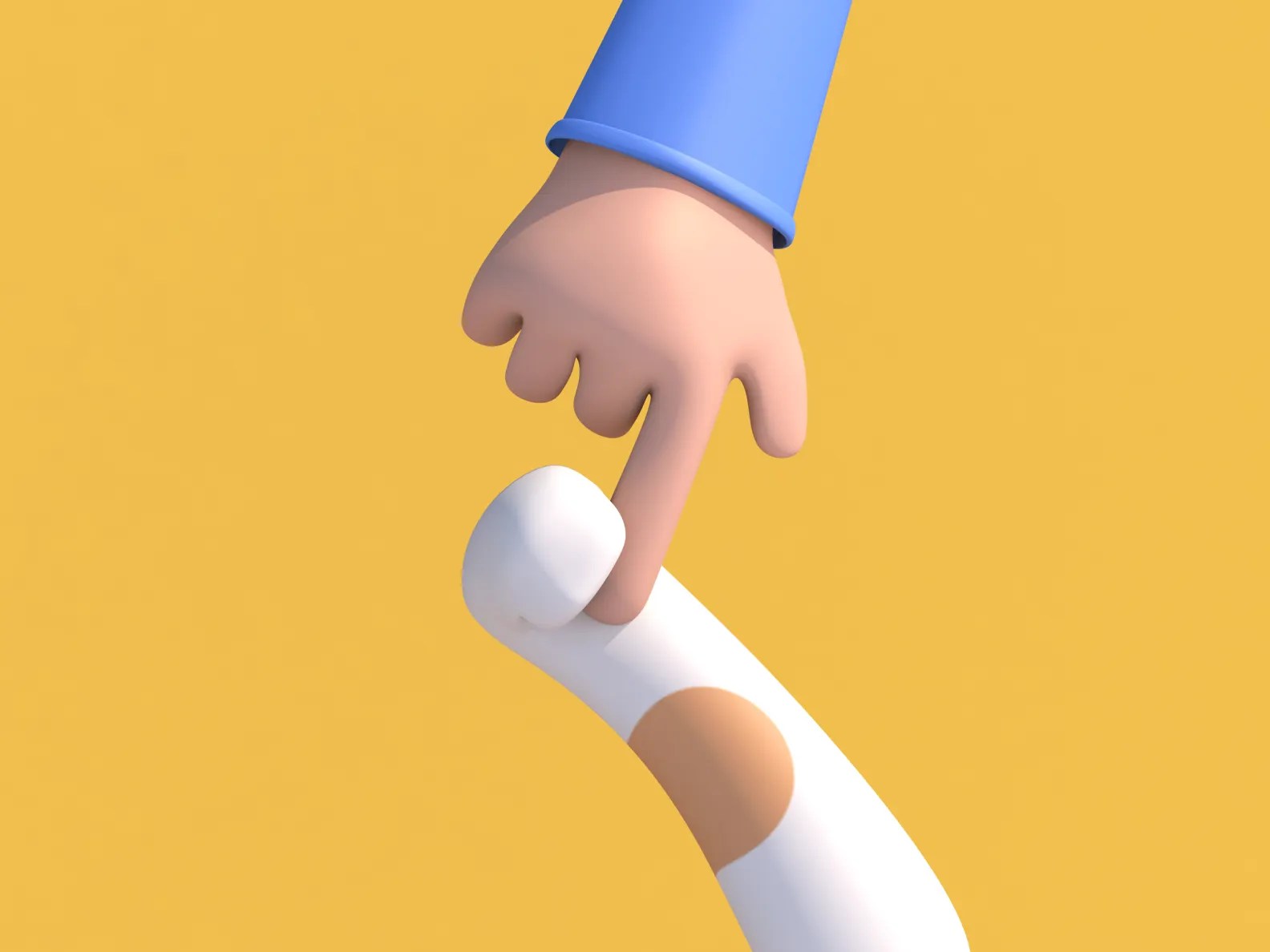 Give me your hand by bubb on Dribbble