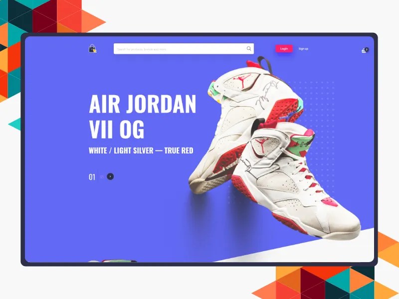 Air Jordan Landing page by ⚡Ankit⚡ for MindInventory on Dribbble