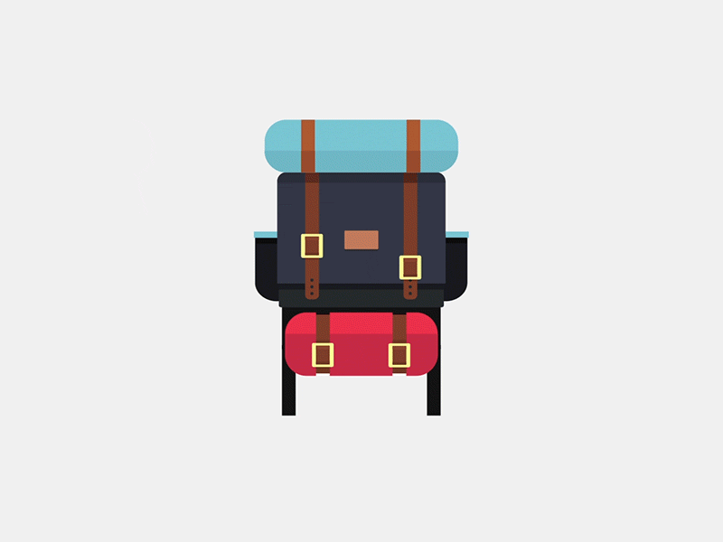 Backpack Animation by Calum Patrick on Dribbble