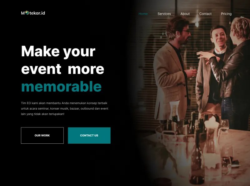 Creative Event Planner by Muhammad Evirustandi on Dribbble