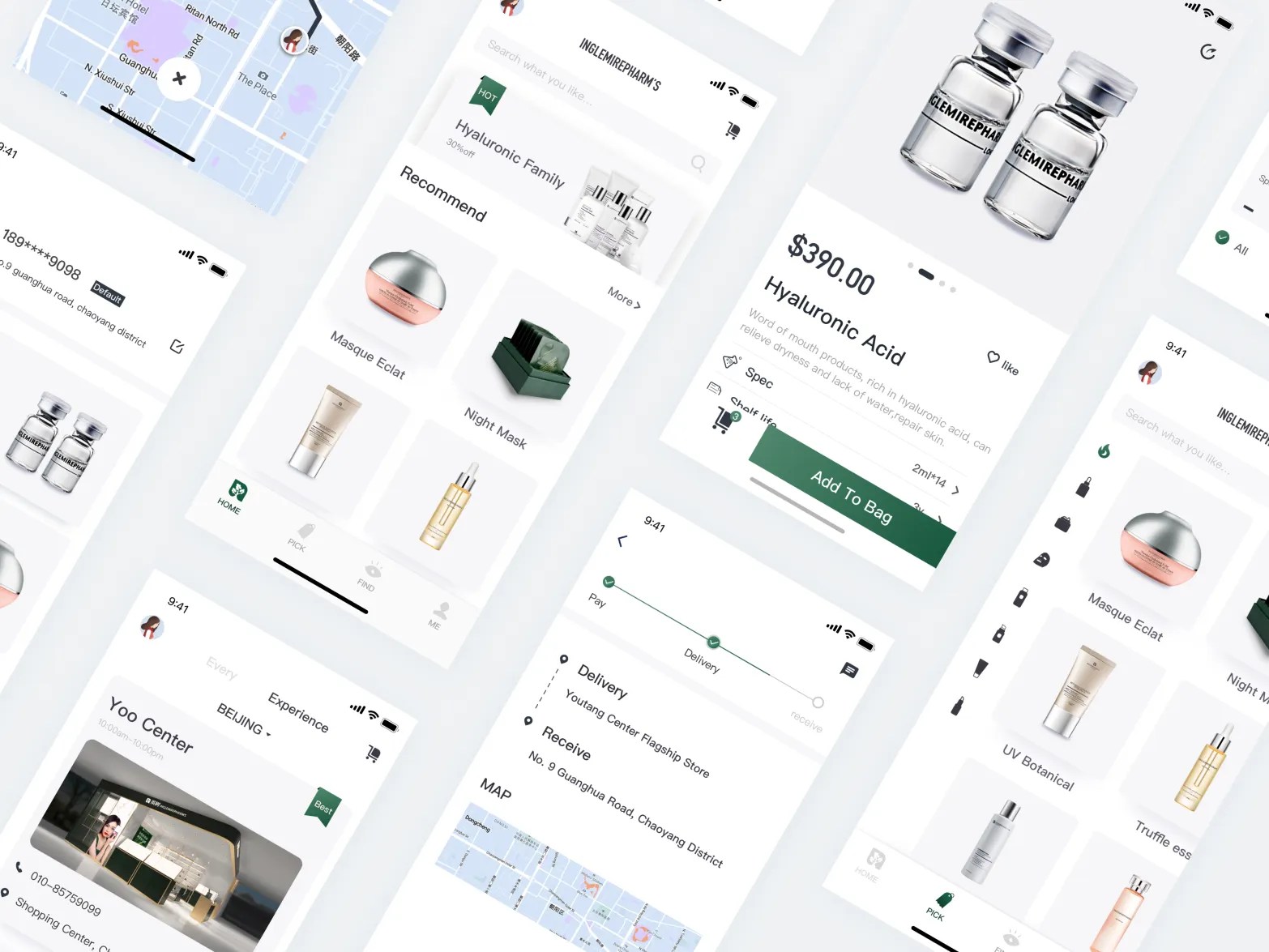Skin Care Products Store APP by Miyon on Dribbble