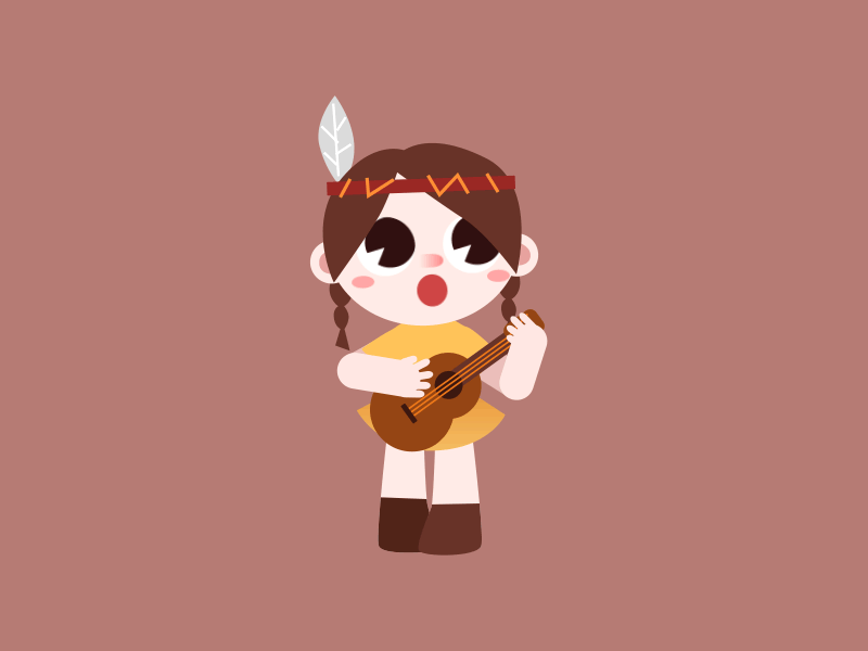 Ukulele by Monkey CC on Dribbble