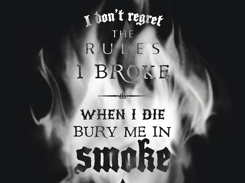 Bury Me In Smoke by Ryan Cuthriell on Dribbble