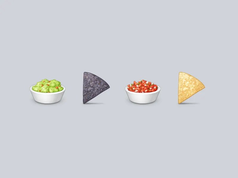 Chips & Dips Emoji by Luka Grafera for Parakeet on Dribbble