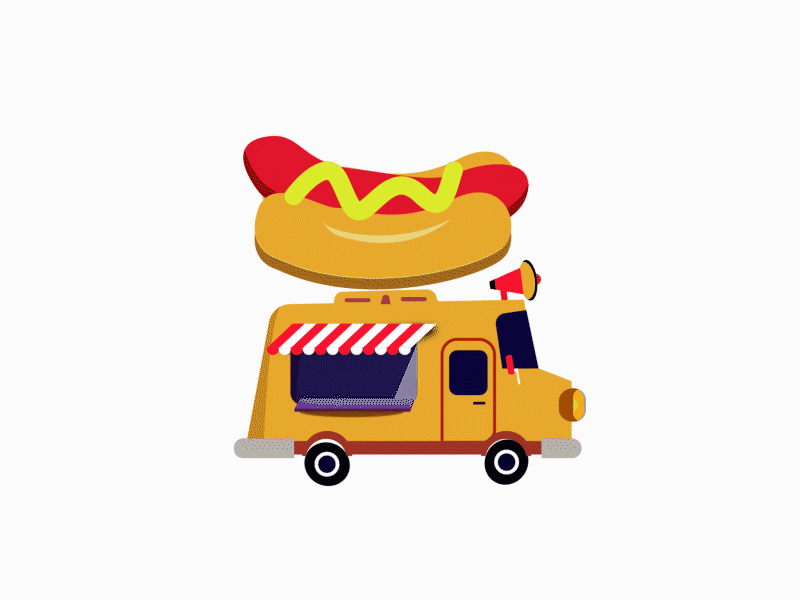 Animation hot dog ae by WhaleSir on Dribbble