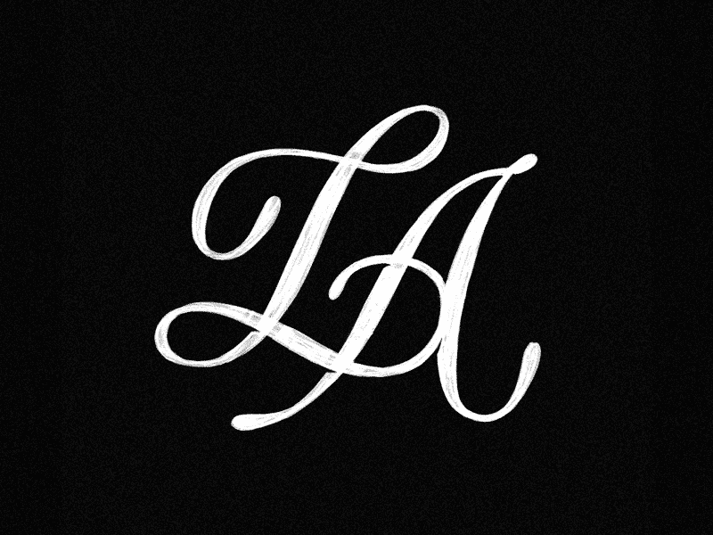 LA Monograms by Scott Biersack on Dribbble