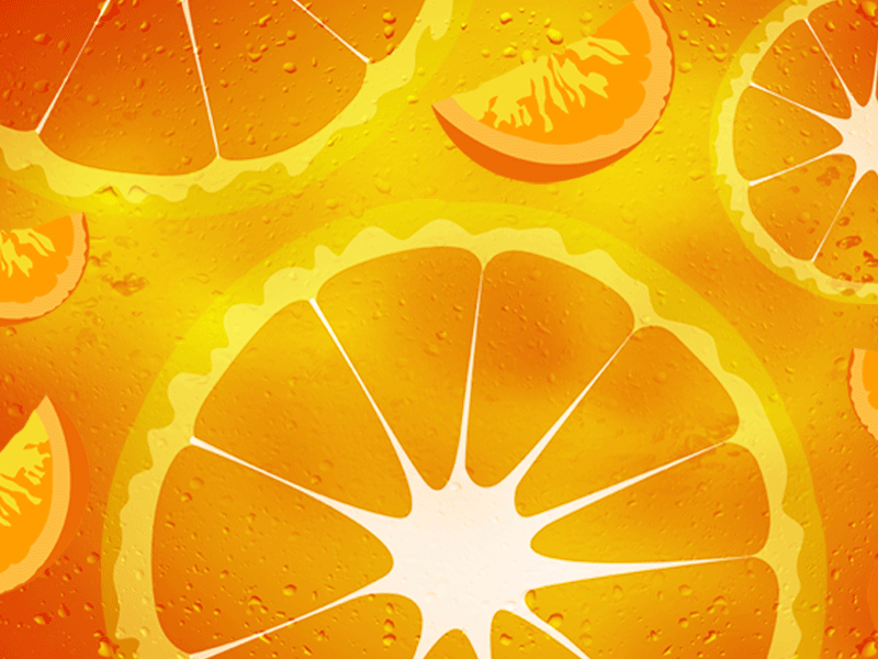 Orange Fruit and Color! by Khushboo Shah on Dribbble