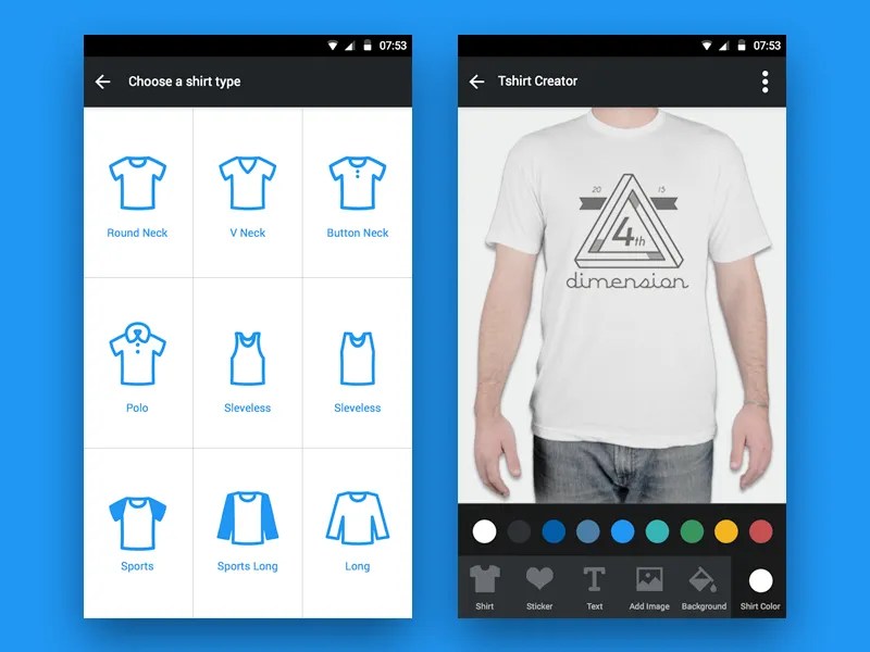 Tshirt Creator by Amit Keren on Dribbble