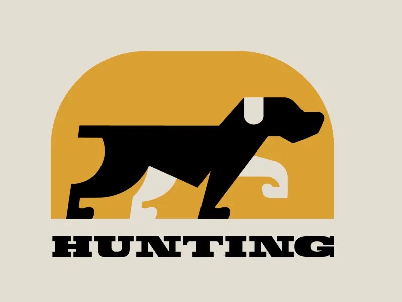 Hunting dog logo 1 by Morcoil on Dribbble