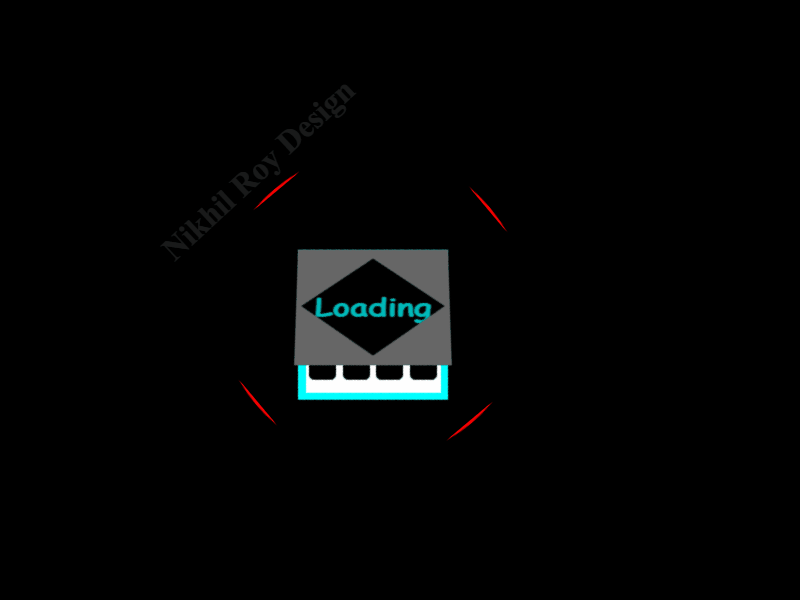 html, css loading page design like laptop page open by NIKHIL CHANDRA